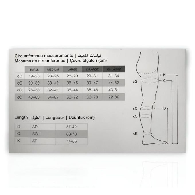 شراب دوالي فينوسان تحت الركبة ضغط 2 - (Class II) - الصورة 2